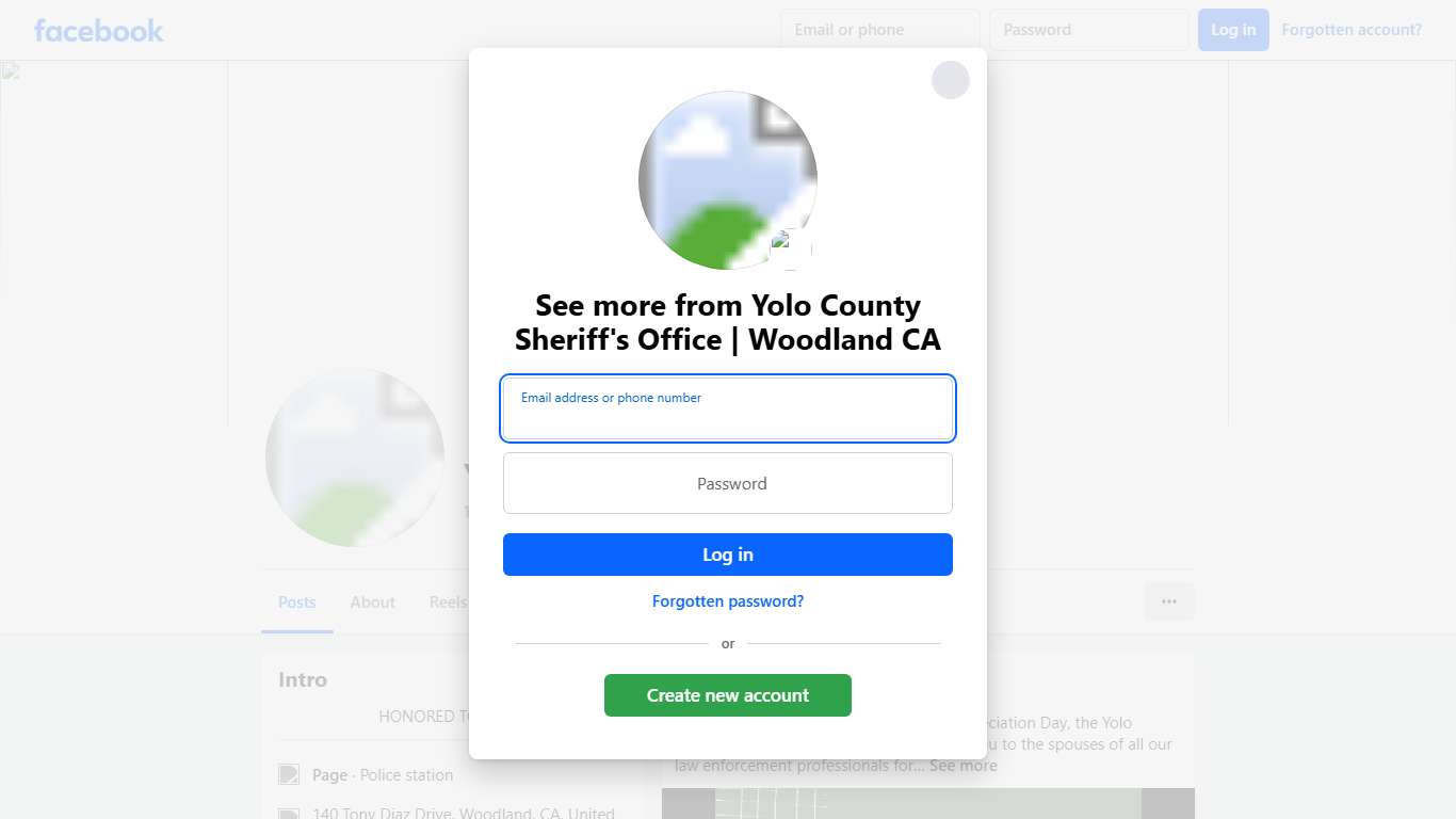 Yolo County Sheriff's Office Woodland CA Facebook